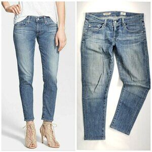 AG Adriano Goldschmied Jeans women 29R Nikki Relaxed Skinny Blue boyfriend EUC